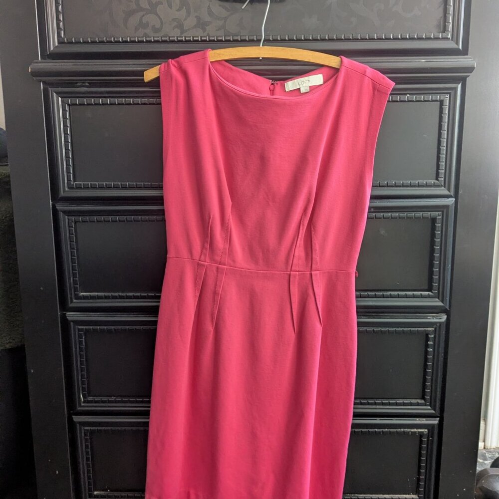 Pink Ann Taylor Loft sleeveless dress Size 2